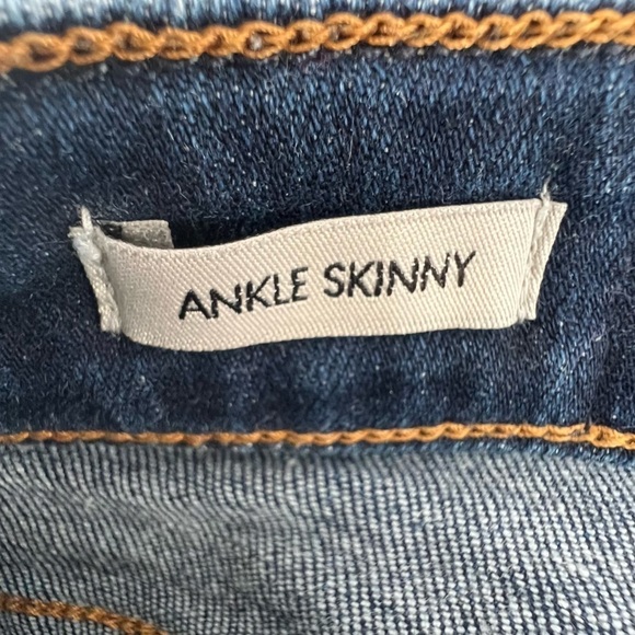 Calvin Klein Ankle Skinny Rough Hem Jeans Size 8 Women's - Picture 4 of 6